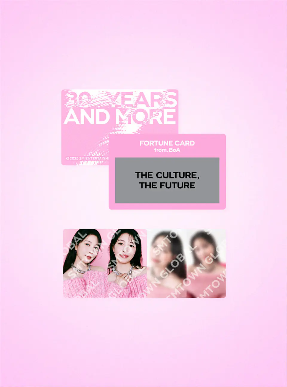 FORTUNE SCRATCH CARD SET_BoA - SMTOWN LIVE 2025 MD 1