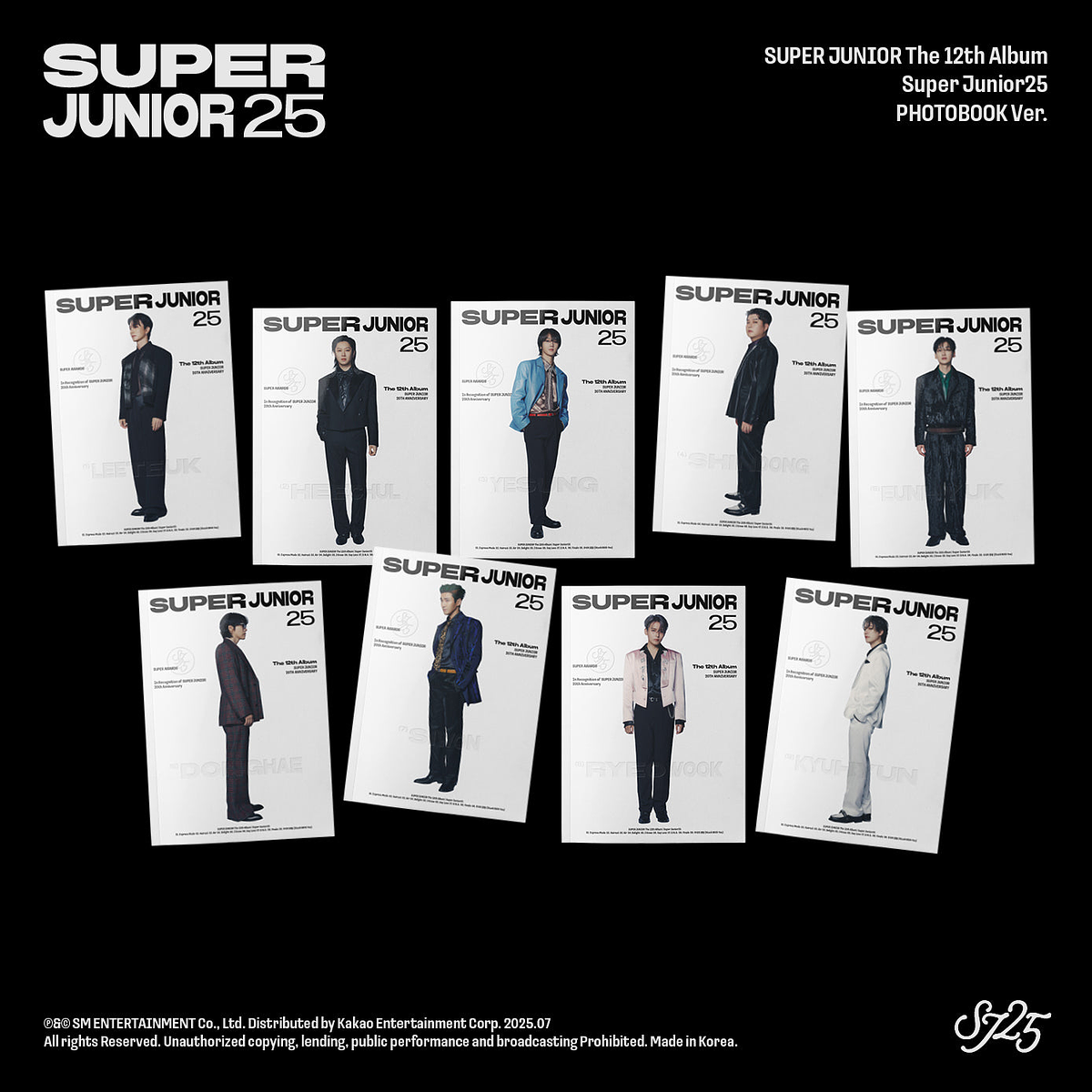 The 12th Album ‘Super Junior25’ (PHOTOBOOK Ver.) SET 1