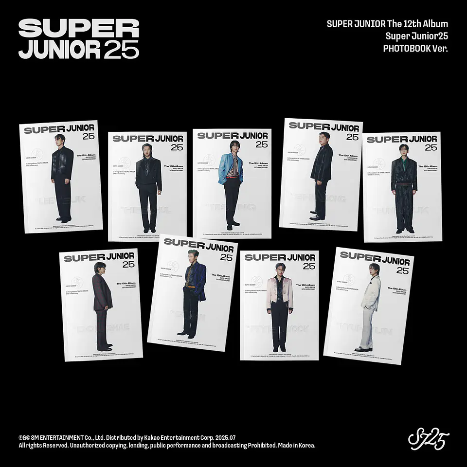 The 12th Album ‘Super Junior25’ (PHOTOBOOK Ver.) SET 1