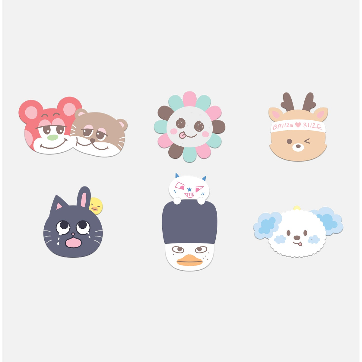 MOUSE PAD - RIIZE CHARACTER POP-UP 'WE LITTLE RIIZE @RIIZE PARK' MD 1