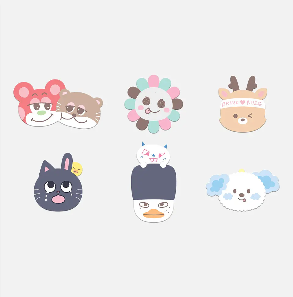 MOUSE PAD - RIIZE CHARACTER POP-UP 'WE LITTLE RIIZE @RIIZE PARK' MD 1