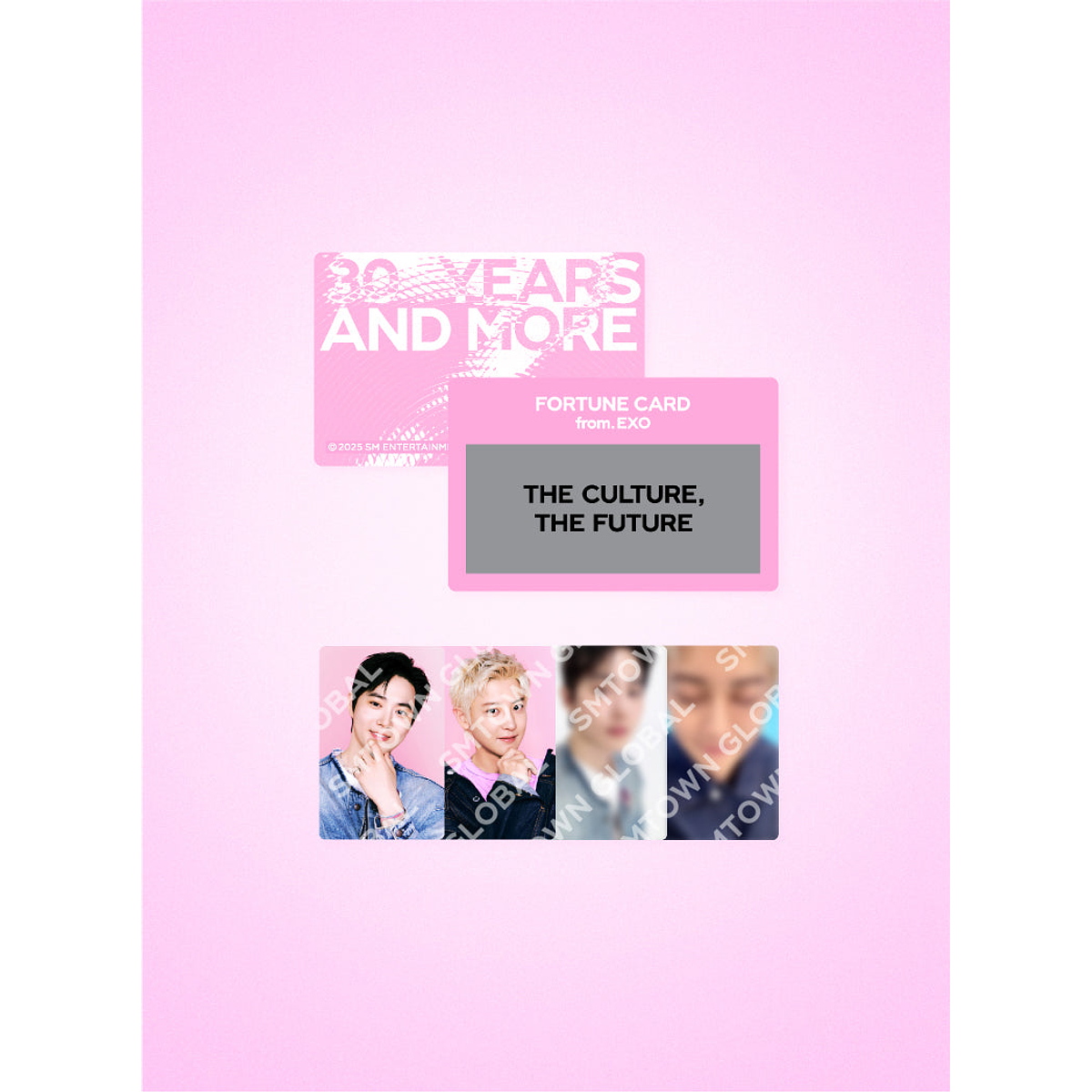 FORTUNE SCRATCH CARD SET_EXO - SMTOWN LIVE 2025 MD 1