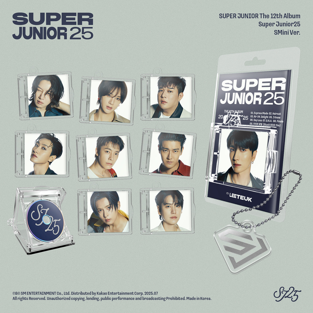 The 12th Album Super Junior25 (SMini Ver.) (SMART ALBUM) SET 1