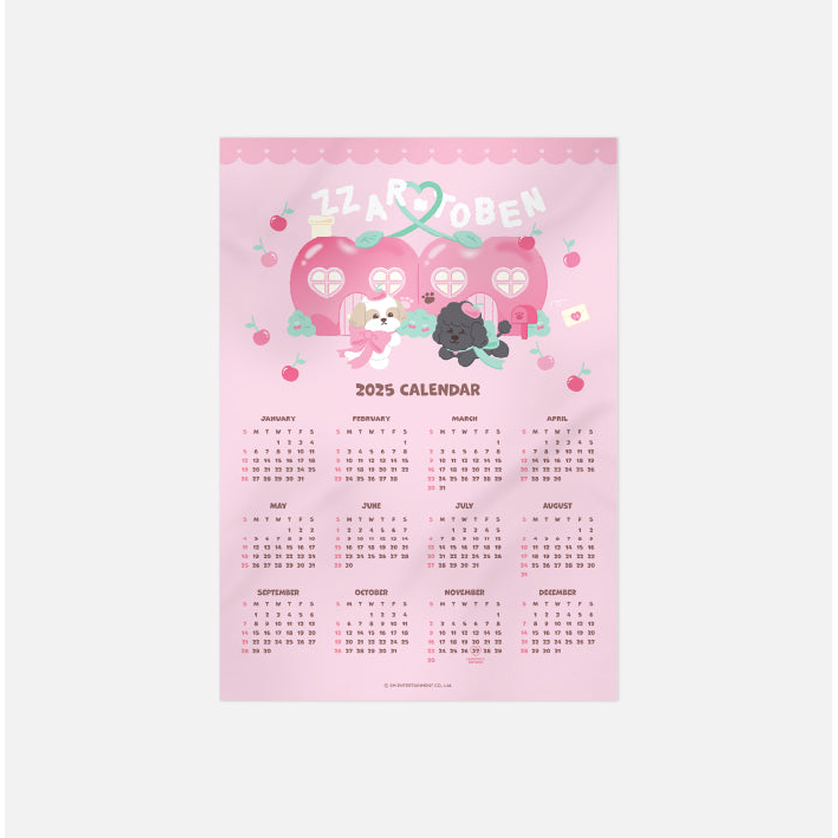 FABRIC CALENDAR - 2025 CHANYEOL LIVE TOUR : 都市風景 (City-scape)│Epilogue MD 1