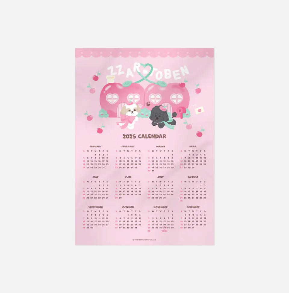 FABRIC CALENDAR - 2025 CHANYEOL LIVE TOUR : 都市風景 (City-scape)│Epilogue MD 1