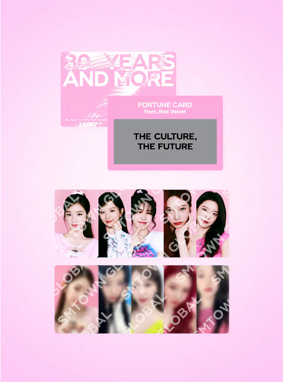 FORTUNE SCRATCH CARD SET_Red Velvet - SMTOWN LIVE 2025 MD 1