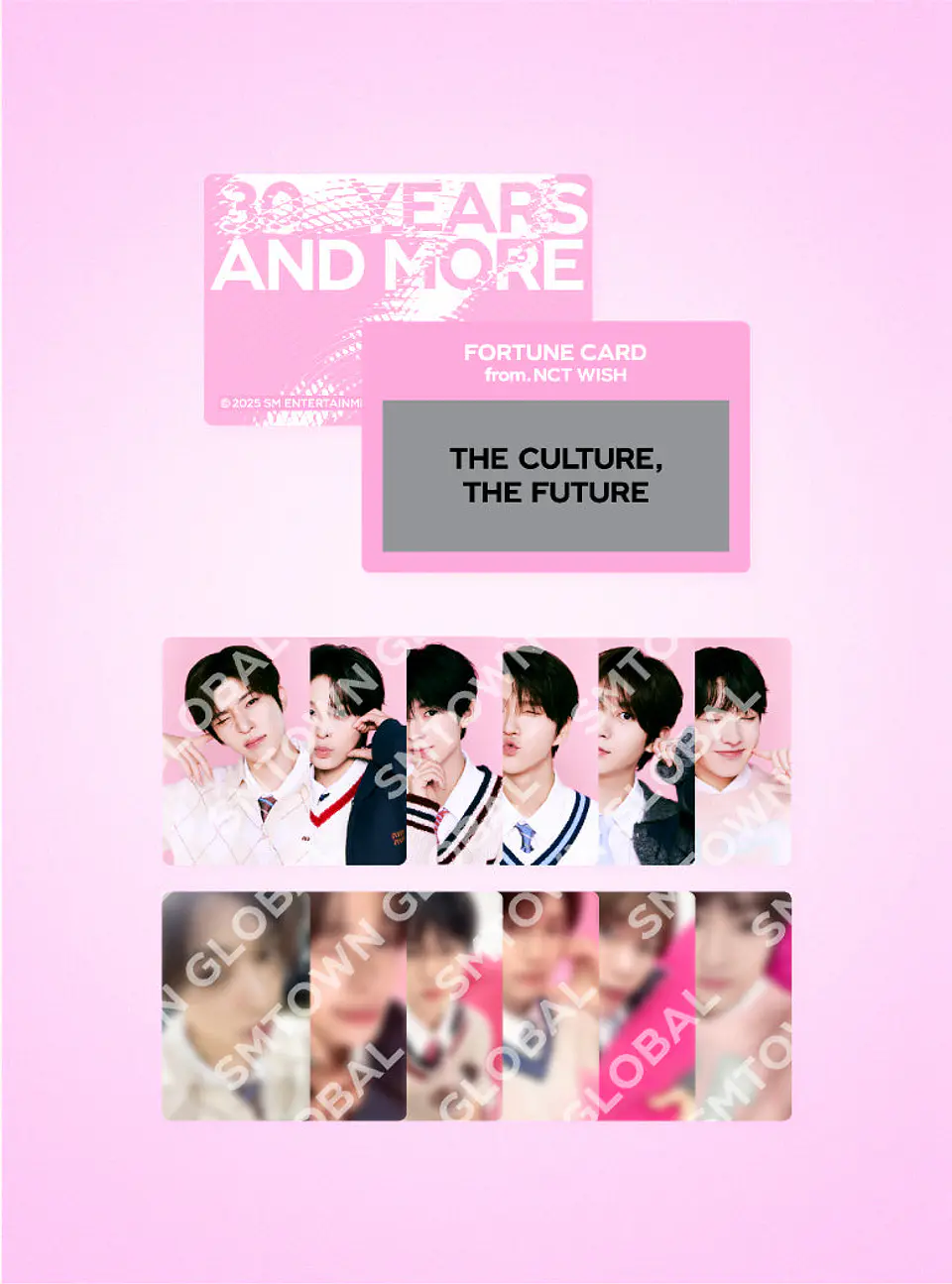 FORTUNE SCRATCH CARD SET_NCT WISH - SMTOWN LIVE 2025 MD 1