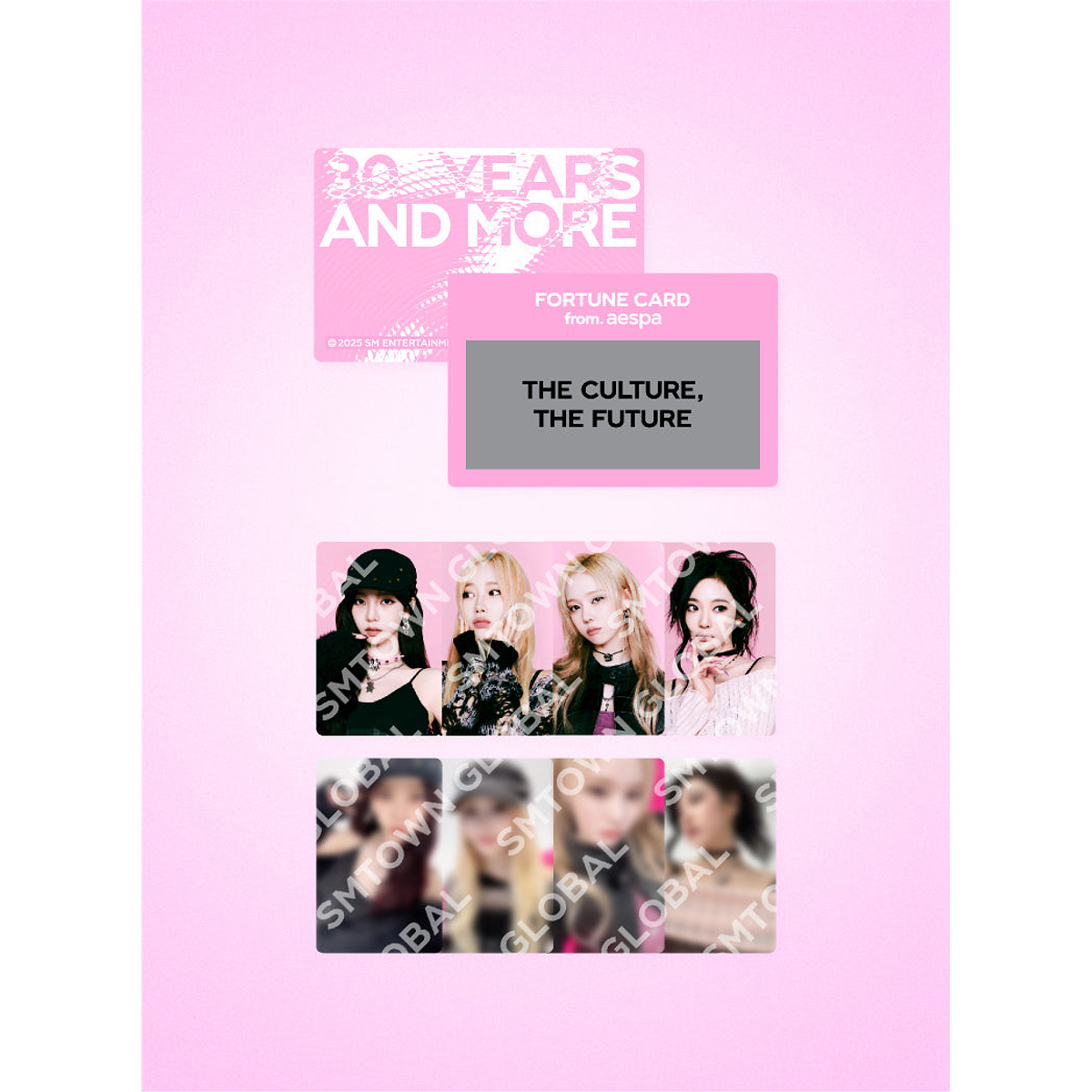 FORTUNE SCRATCH CARD SET_aespa - SMTOWN LIVE 2025 MD 1