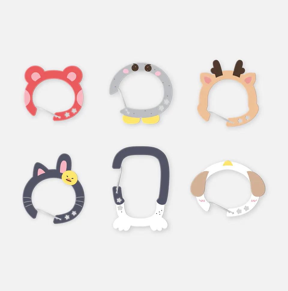 ACRYLIC CARABINER - RIIZE CHARACTER POP-UP 'WE LITTLE RIIZE @RIIZE PARK' MD 1