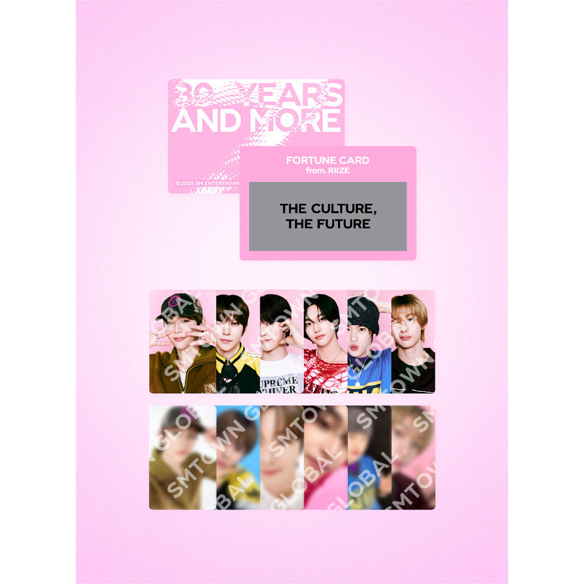 FORTUNE SCRATCH CARD SET_RIIZE - SMTOWN LIVE 2025 MD 1