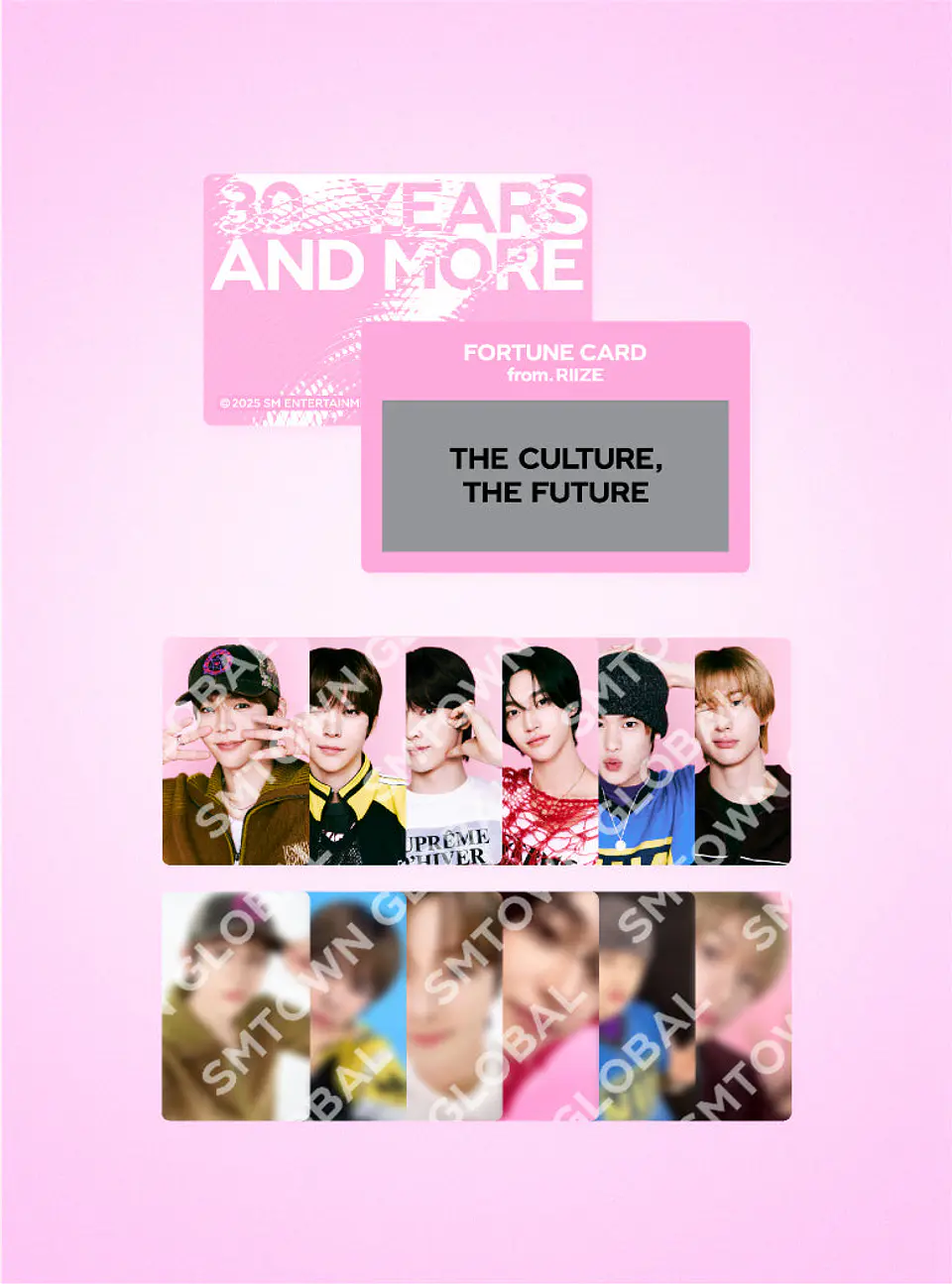 FORTUNE SCRATCH CARD SET_RIIZE - SMTOWN LIVE 2025 MD 1