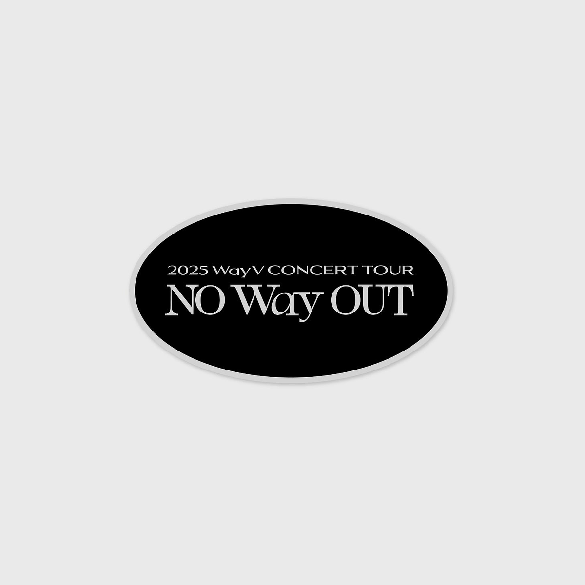 LOGO BADGE - 2025 WayV Concert Tour [NO Way OUT] in SEOUL MD 1