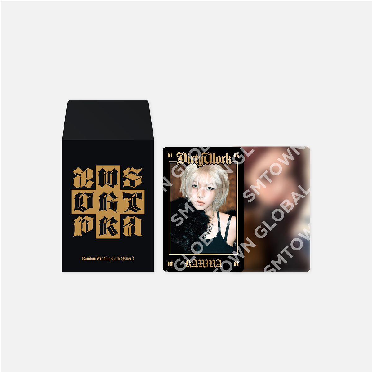 RANDOM TRADING CARD SET [B ver.] - aespa - Single 'Dirty Work' MD 1