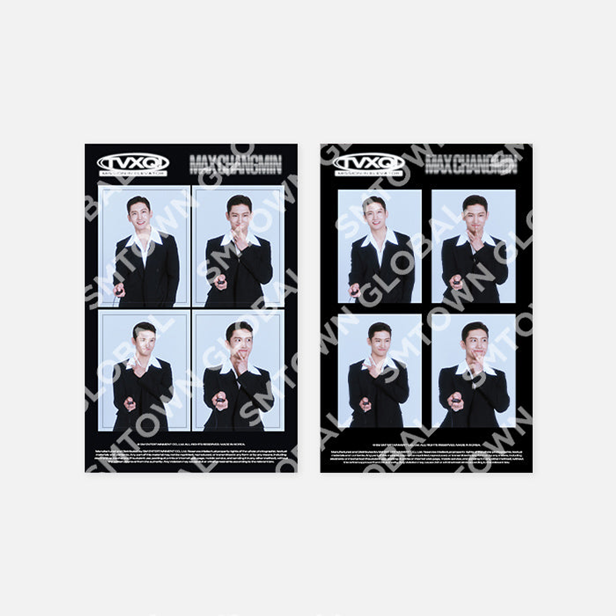 4 CUT PHOTO SET - 2025 SM ARTIST SEASON'S GREETINGS MD 1