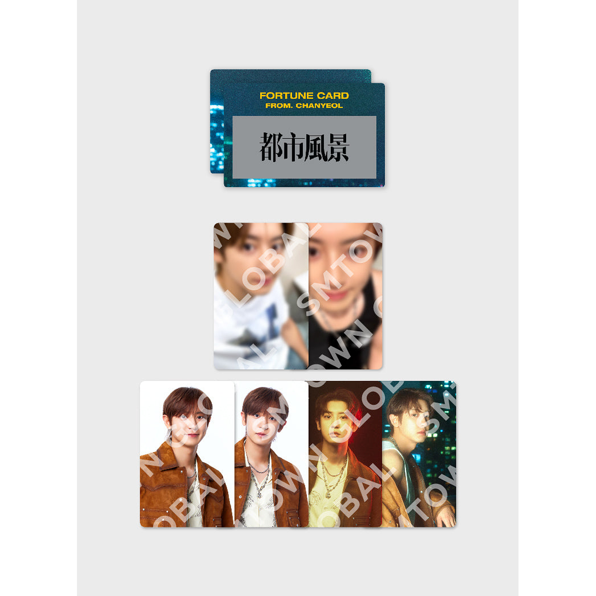 FORTUNE SCRATCH CARD SET - 2024 CHANYEOL LIVE TOUR : 都市風景 (City-scape) MD 1