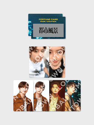 FORTUNE SCRATCH CARD SET - 2024 CHANYEOL LIVE TOUR : 都市風景 (City-scape) MD