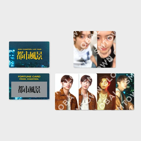 FORTUNE SCRATCH CARD SET - 2024 CHANYEOL LIVE TOUR : 都市風景 (City-scape) MD