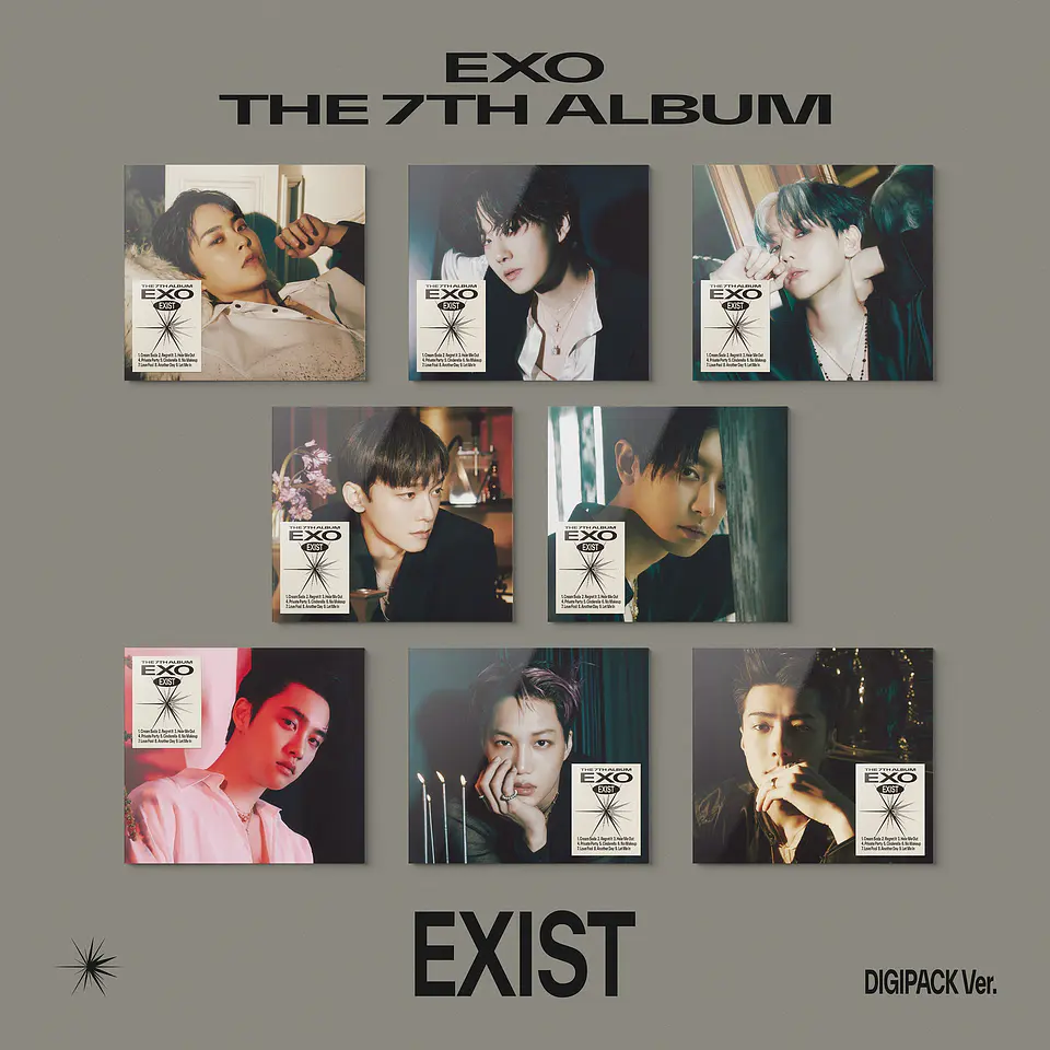The 7th Album 'EXIST' (Digipack Ver.) - Random 1