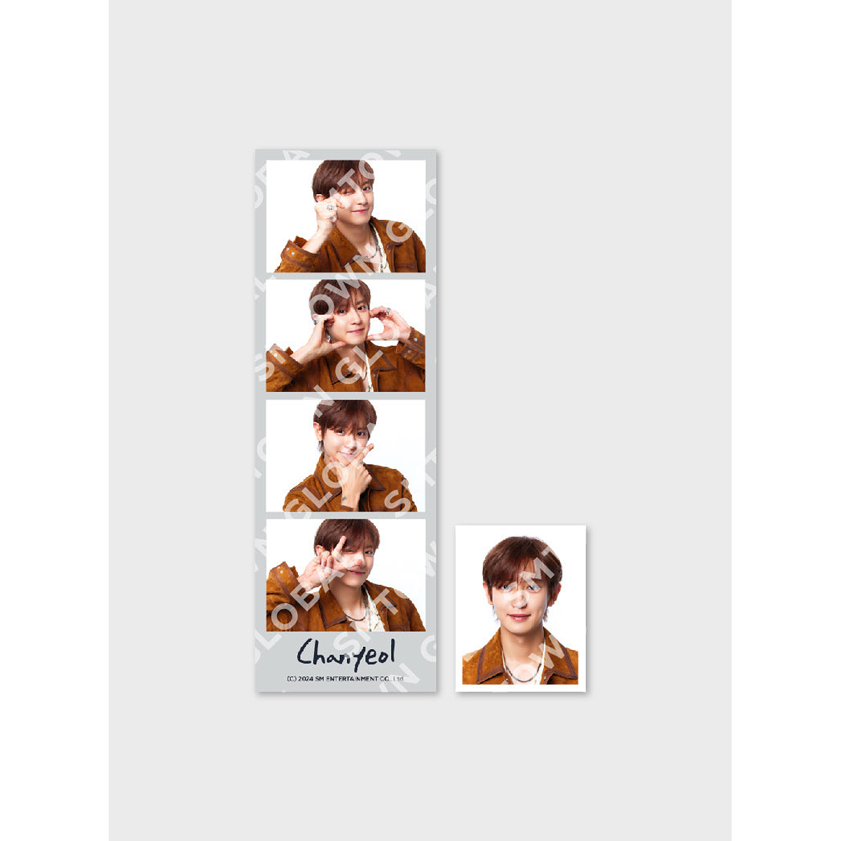 4 CUT + ID PHOTO SET - 2024 CHANYEOL LIVE TOUR : 都市風景 (City-scape) MD 1