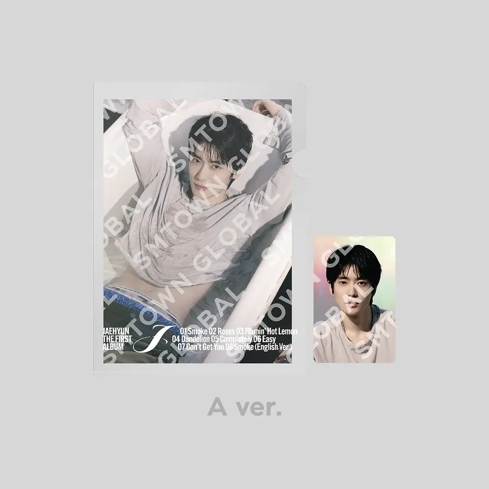 POSTCARD + HOLOGRAM PHOTO CARD SET - JAEHYUN 'J - The 1st Album' MD 3