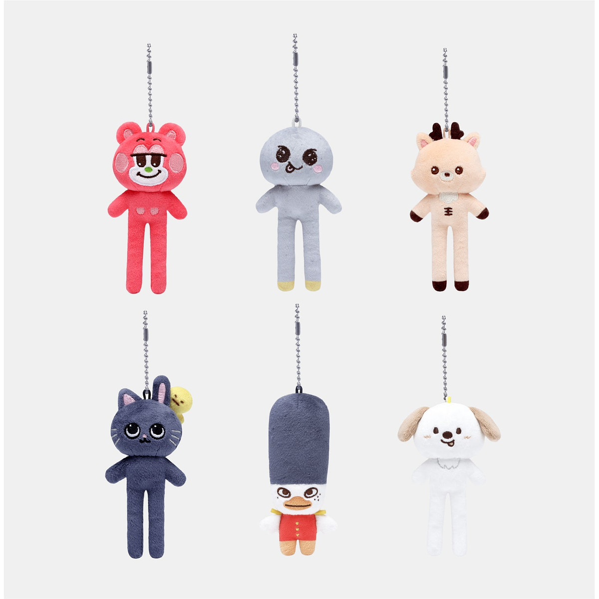 RANDOM LONG RIIZE KEY RING - RIIZE CHARACTER POP-UP 'WE LITTLE RIIZE @RIIZE PARK' MD 1