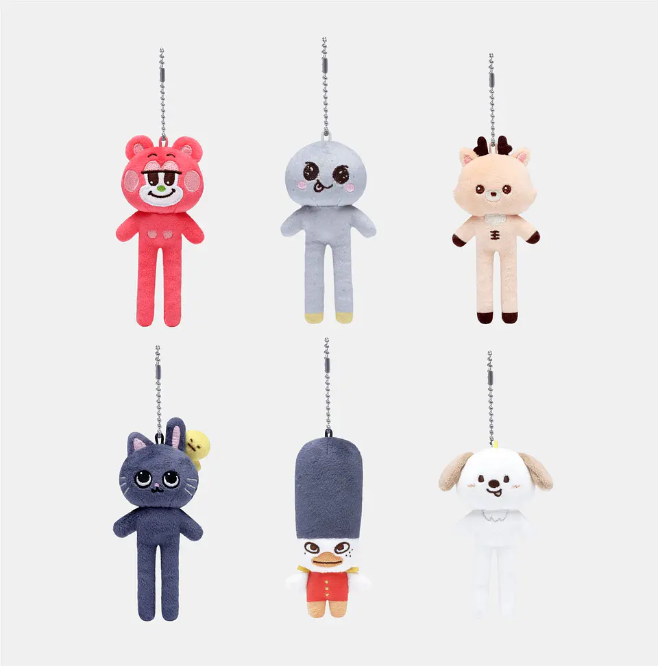 RANDOM LONG RIIZE KEY RING - RIIZE CHARACTER POP-UP 'WE LITTLE RIIZE @RIIZE PARK' MD 1