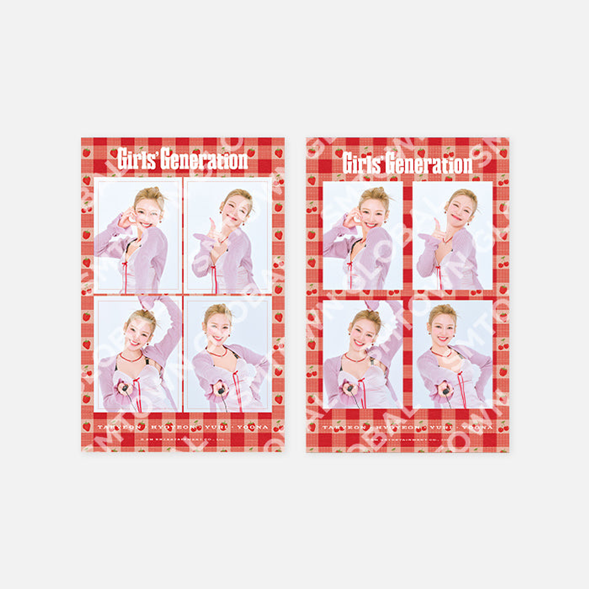 4 CUT PHOTO SET - 2025 SM ARTIST SEASON'S GREETINGS MD 1