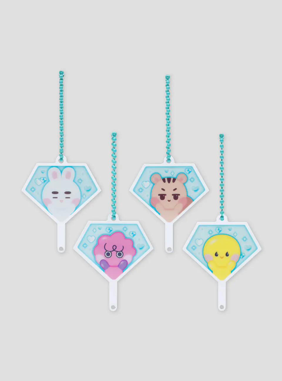 MINI FAN KEY RING - SHINee WORLD Ⅵ [PERFECT ILLUMINATION : SHINee’S BACK] MD 1