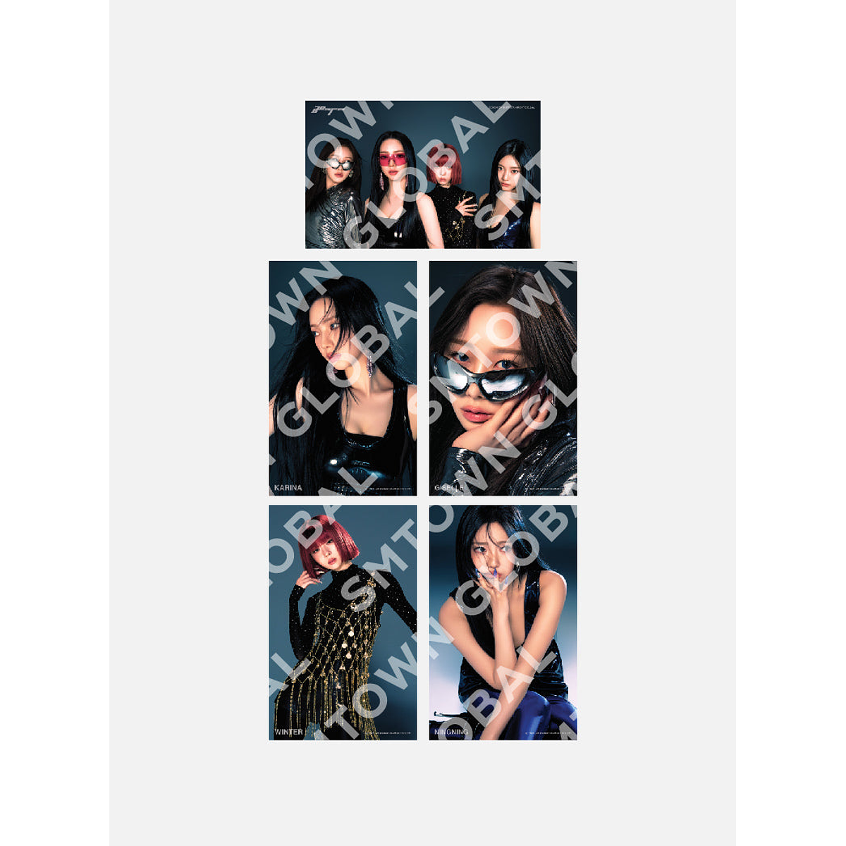 4X6 PHOTO SET -  aespa WEEK - #Whiplash_mood POP-UP MD 1