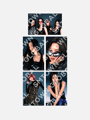 4X6 PHOTO SET -  aespa WEEK - #Whiplash_mood POP-UP MD