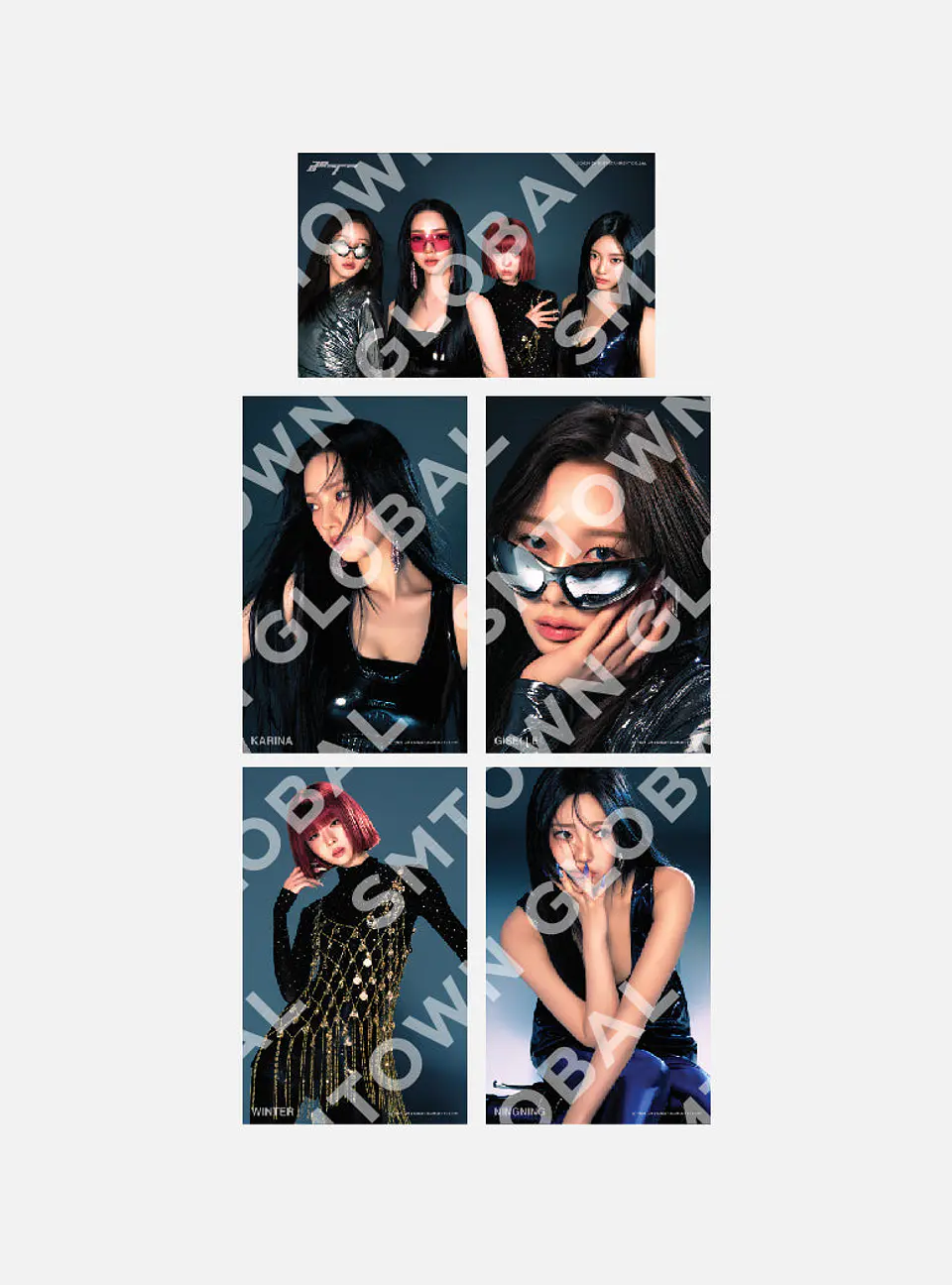 4X6 PHOTO SET -  aespa WEEK - #Whiplash_mood POP-UP MD 1