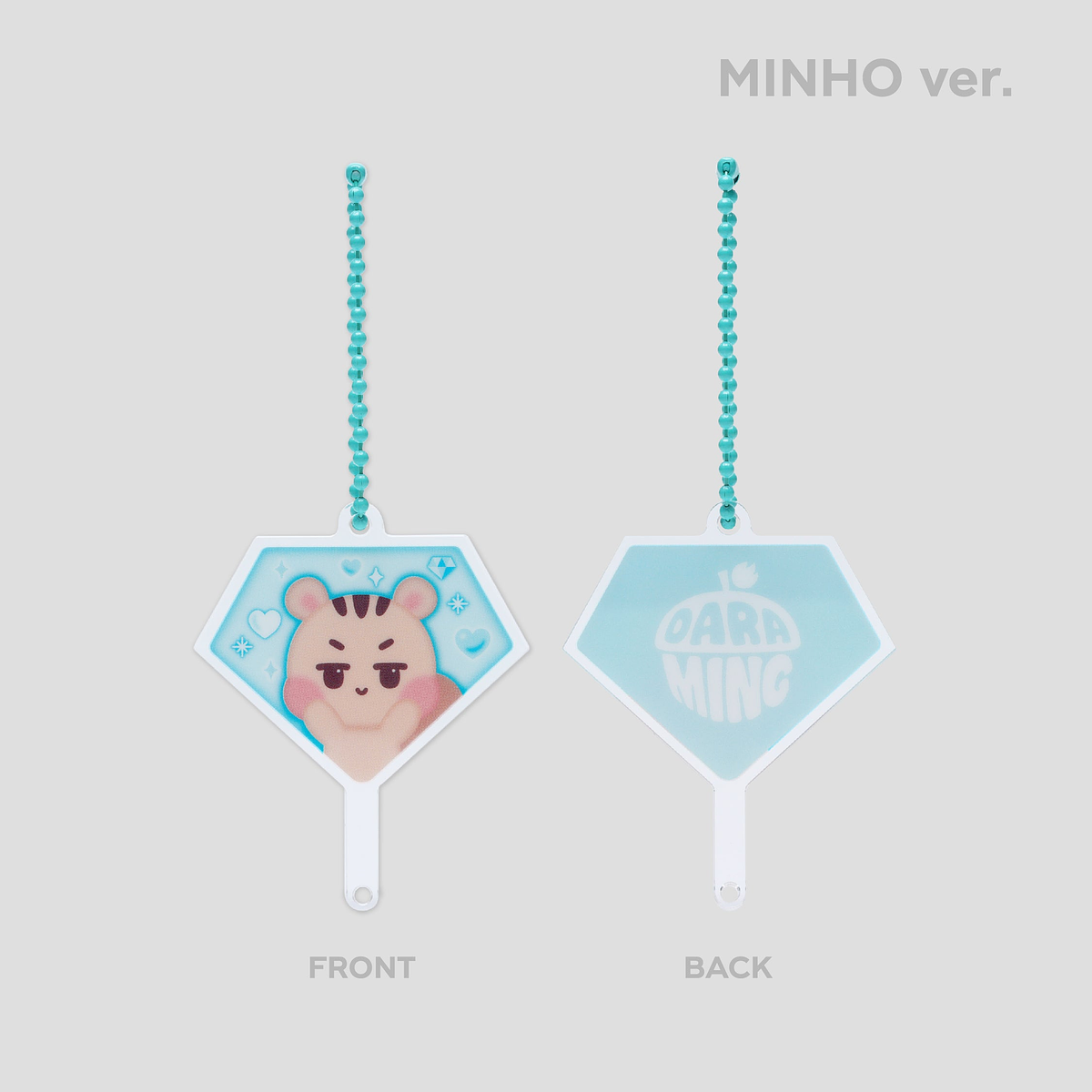 MINI FAN KEY RING - SHINee WORLD Ⅵ [PERFECT ILLUMINATION : SHINee’S BACK] MD 4