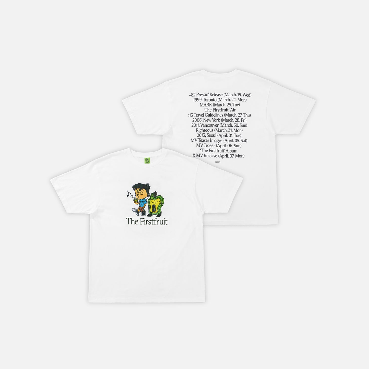 TIMETABLE T-SHIRT - The 1st Album 'The Firstfruit' 1