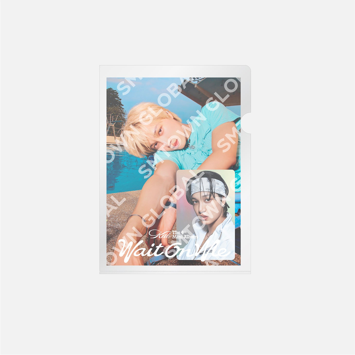 POSTCARD + HOLOGRAM PHOTO CARD SET [A ver.] - KAI The 4th Mini Album 'Wait On Me' MD 1