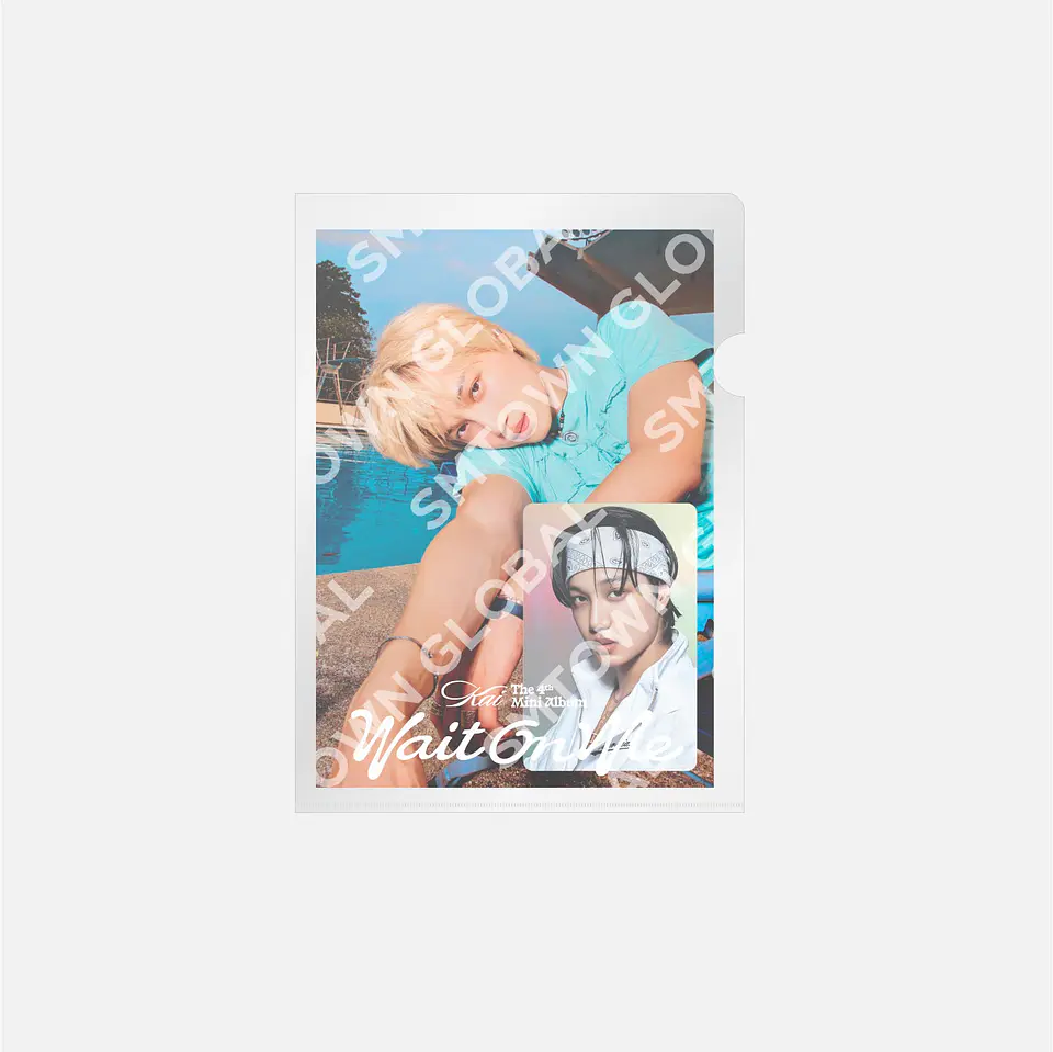 POSTCARD + HOLOGRAM PHOTO CARD SET [A ver.] - KAI The 4th Mini Album 'Wait On Me' MD 1