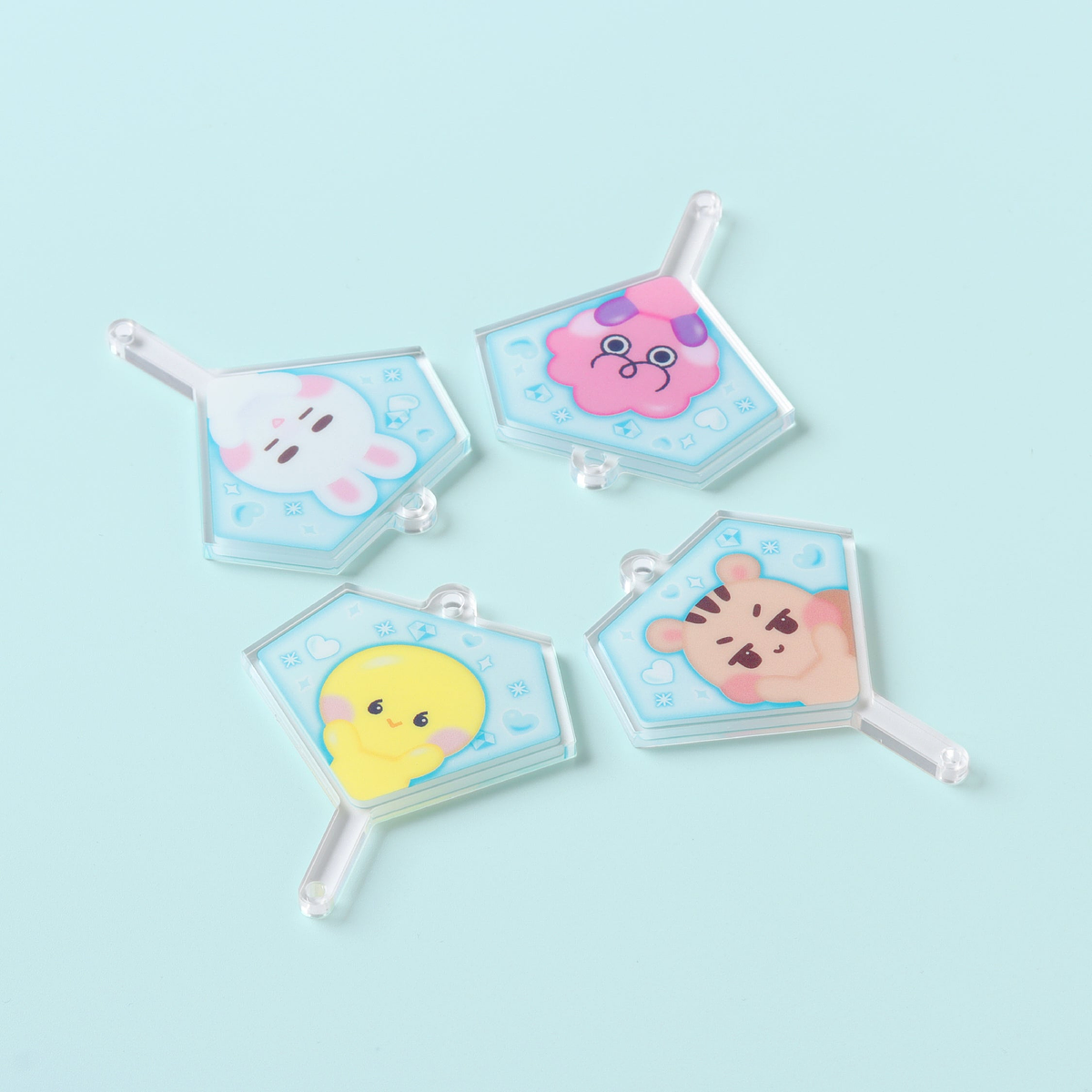 MINI FAN KEY RING - SHINee WORLD Ⅵ [PERFECT ILLUMINATION : SHINee’S BACK] MD 7