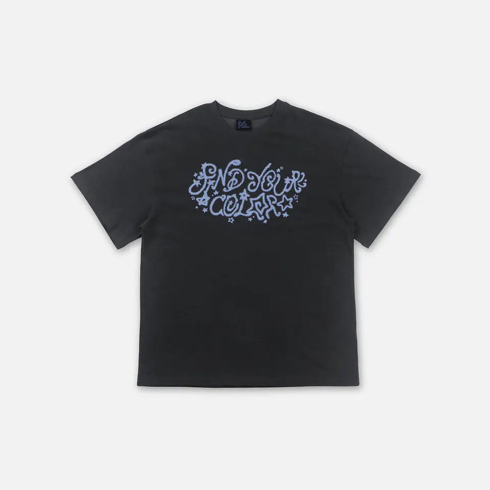 T-SHIRT (CHARCOAL ver.)-NCT WISH POP-UP [FIND YOUR COLOR] MD 1