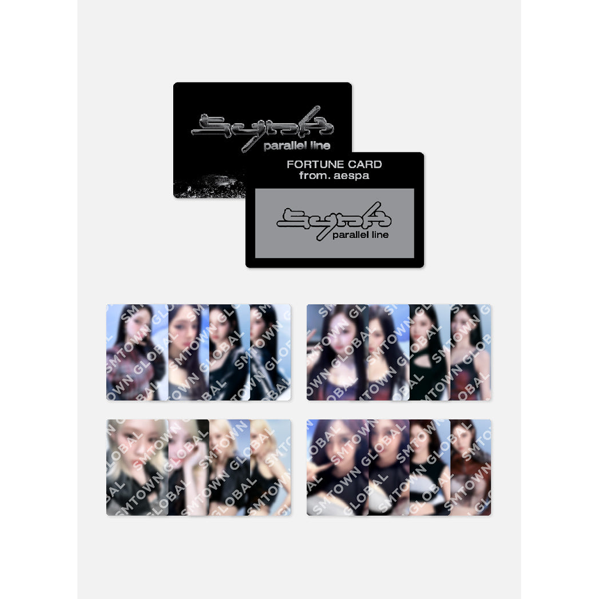 FORTUNE SCRATCH CARD SET - 2024 aespa LIVE TOUR - SYNK : PARALLEL LINE MD 1