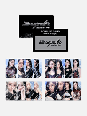 FORTUNE SCRATCH CARD SET - 2024 aespa LIVE TOUR - SYNK : PARALLEL LINE MD
