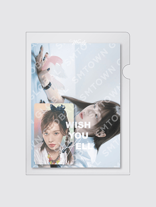 POSTCARD + HOLOGRAM PHOTO CARD SET - WENDY 'Wish You Hell - The 2nd Mini Album' MD
