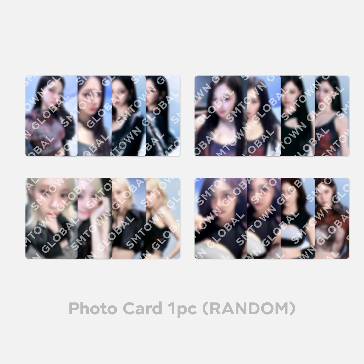 FORTUNE SCRATCH CARD SET - 2024 aespa LIVE TOUR - SYNK : PARALLEL LINE MD 3