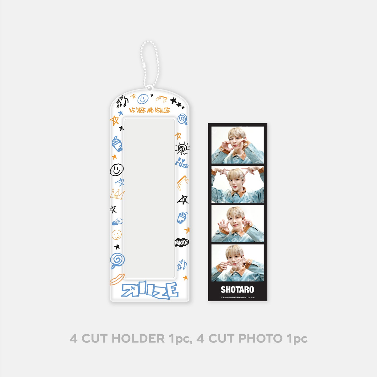 PHOTO HOLDER + 4 CUT PHOTO SET - 2024 RIIZE 'RIIZE UP' POP-UP MD 2