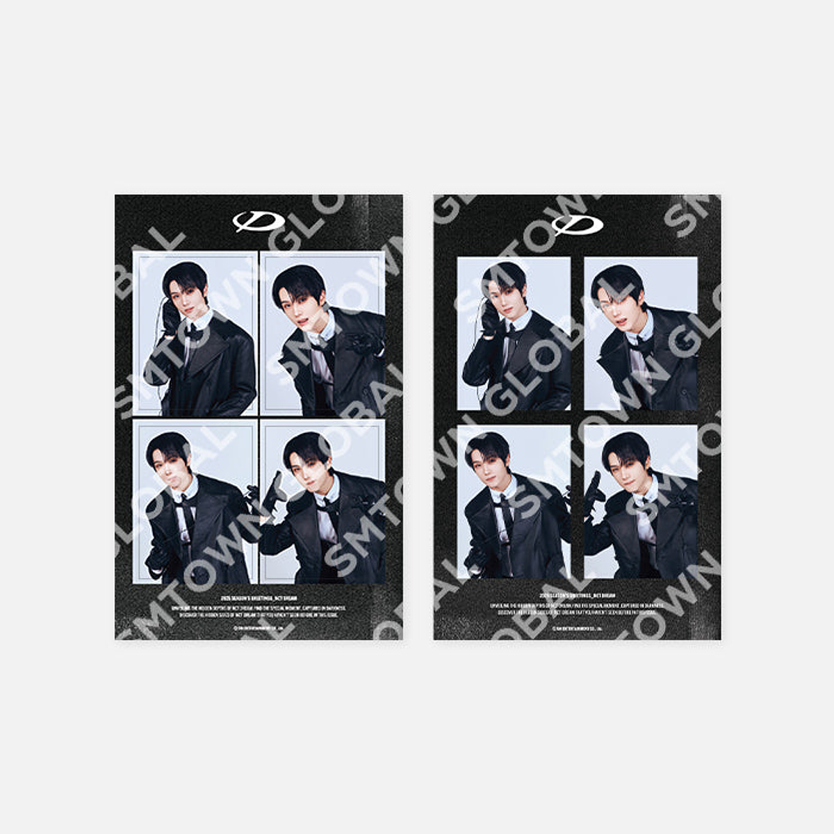 4 CUT PHOTO SET - 2025 SM ARTIST SEASON'S GREETINGS MD 1