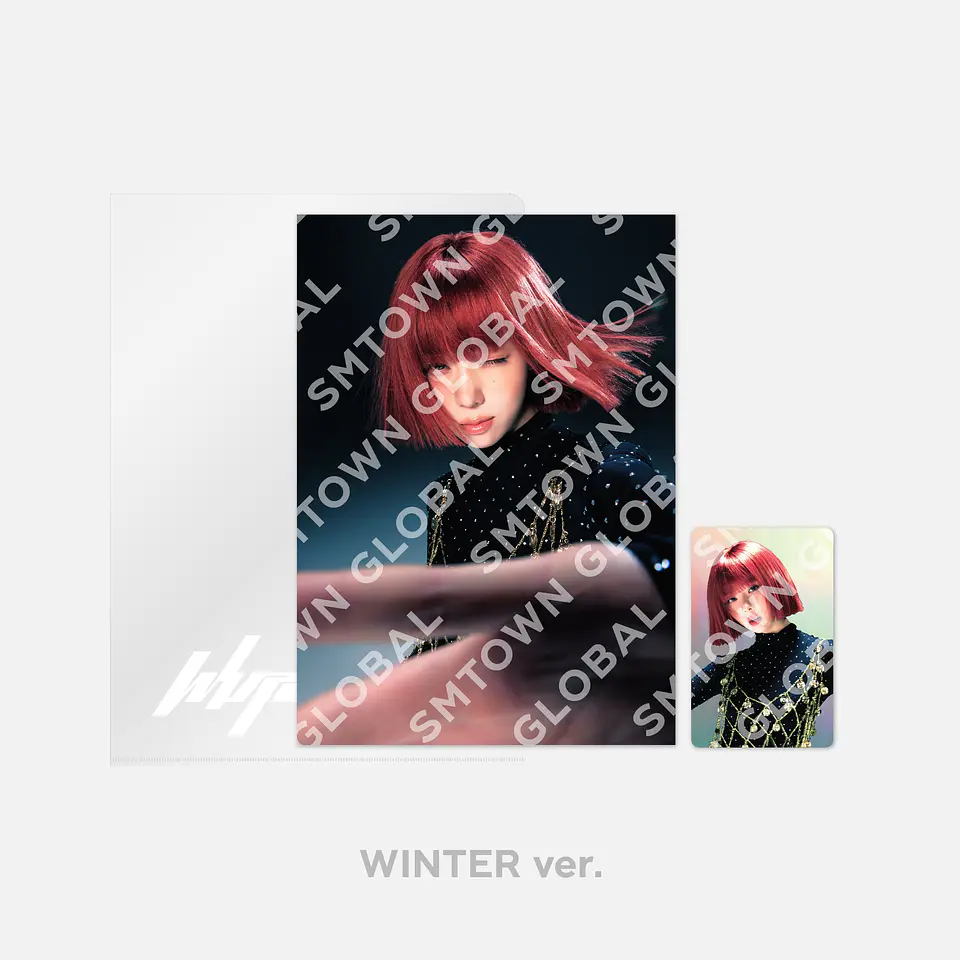 POSTCARD + HOLOGRAM PHOTO CARD SET - aespa WEEK - #Whiplash_mood POP-UP MD 4