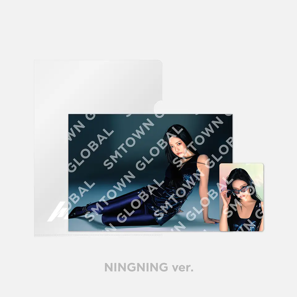 POSTCARD + HOLOGRAM PHOTO CARD SET - aespa WEEK - #Whiplash_mood POP-UP MD 5