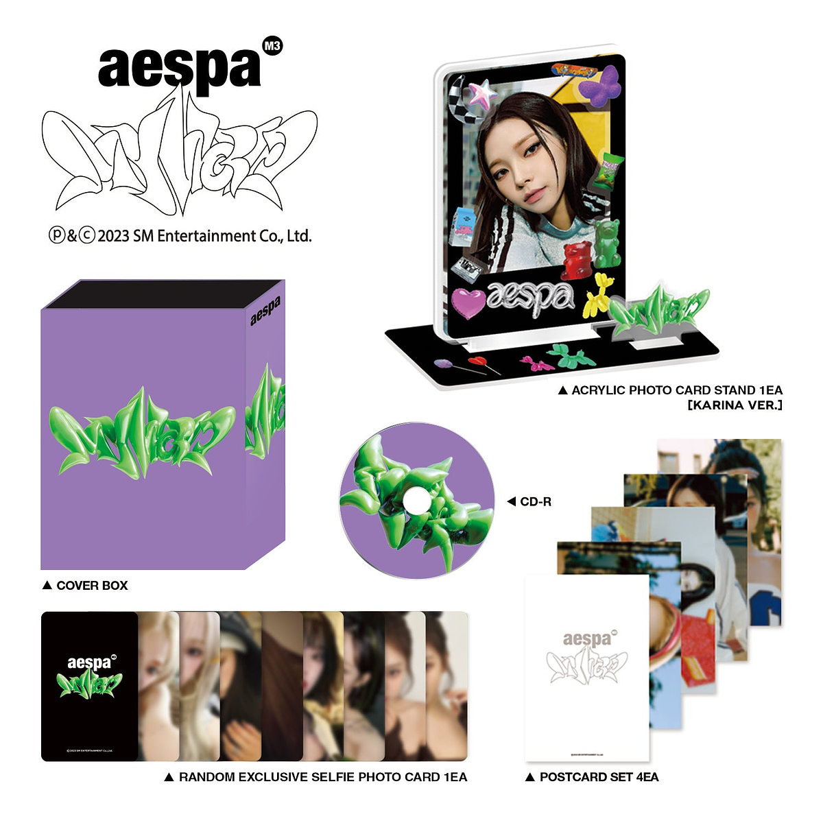 The 3rd Mini Album 'MY WORLD' (Acrylic Stand Box Set) 2