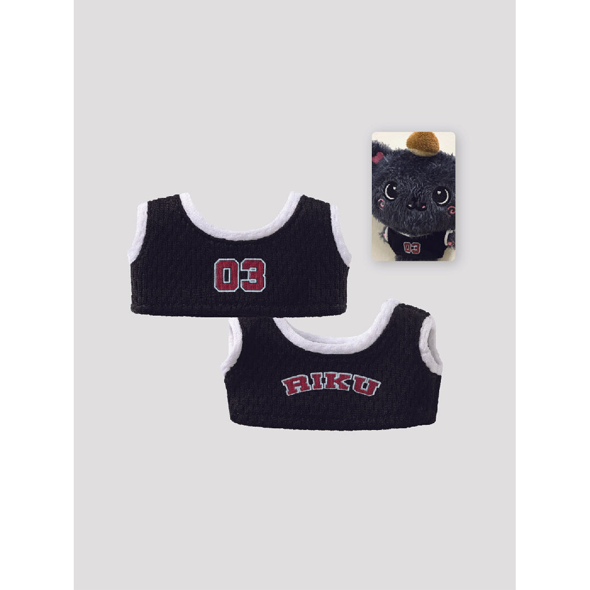 10CM DOLL UNIFORM SET - NCT WISH 'LET'S GO STEADY' POP-UP MD 1