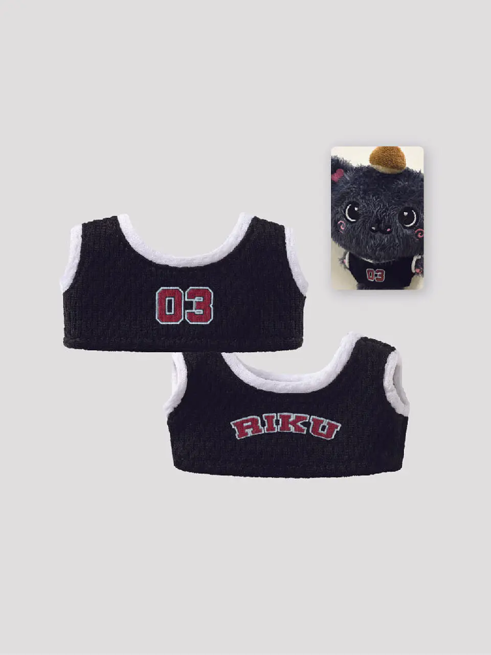 10CM DOLL UNIFORM SET - NCT WISH 'LET'S GO STEADY' POP-UP MD 1