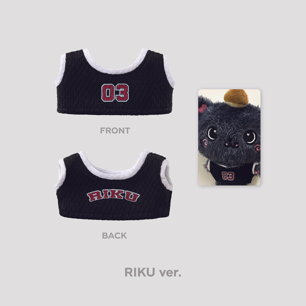 10CM DOLL UNIFORM SET - NCT WISH 'LET'S GO STEADY' POP-UP MD 3