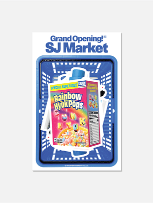 REMOVABLE STICKER - GRAND OPENING! SJ MARKET MD